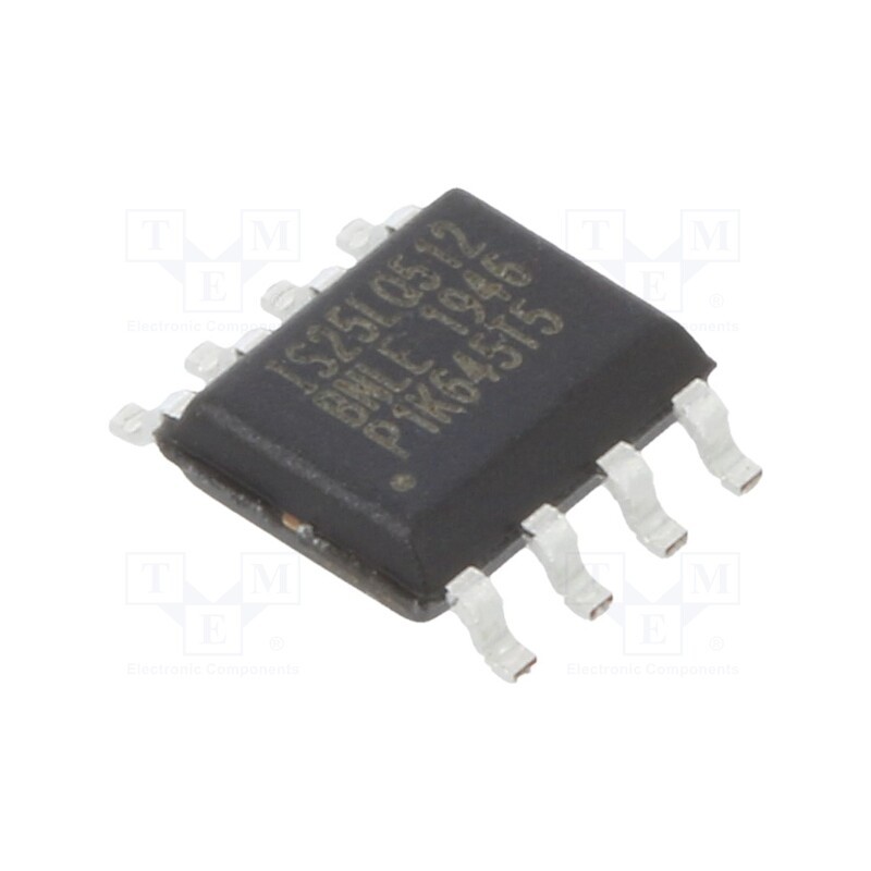 1 pcs x ISSI - IS25LQ512B-JNLE - IC: FLASH memory, 512kbFLASH, SPI, 104MHz, 2.3÷3.6V, SO8, serial
