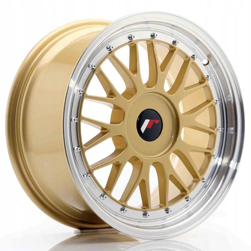 JR Wheels JR23 17x8 ET20 45 BLANK Gold in Machined