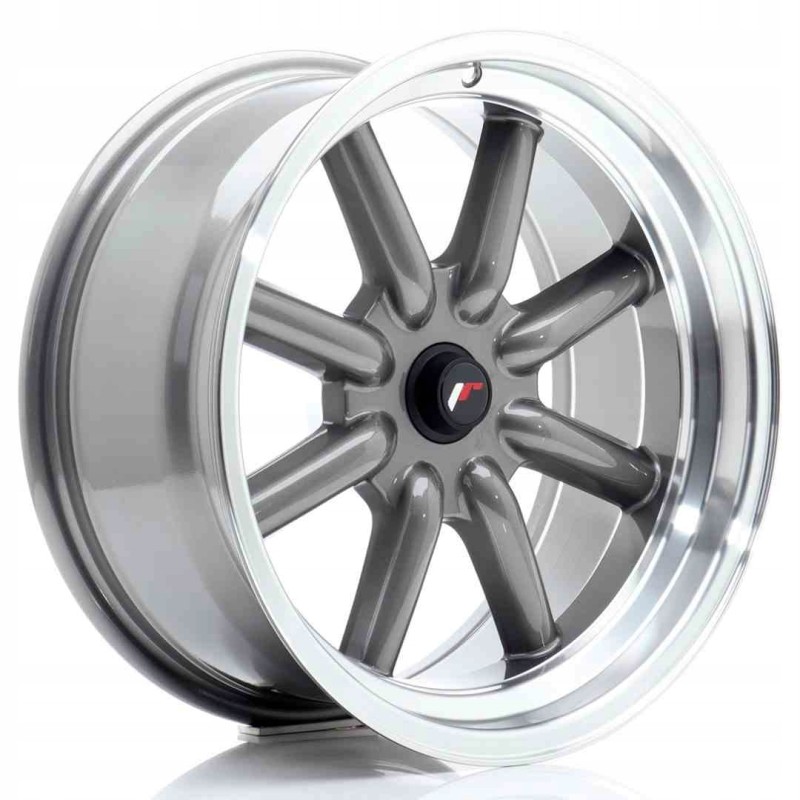 JR Wheels JR19 17x8 ET 20 0 BLANK Gun Metal