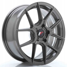 JR Wheels JR30 17x7 ET20 40 5H BLANK Hyper Gray