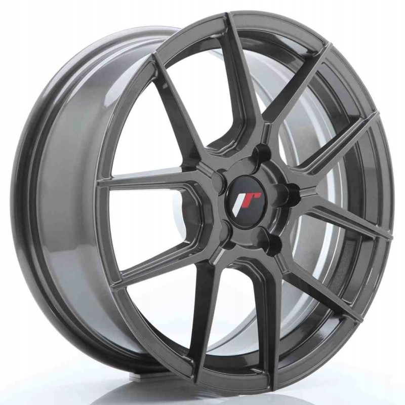 JR Wheels JR30 17x7 ET20 40 5H BLANK Hyper Gray