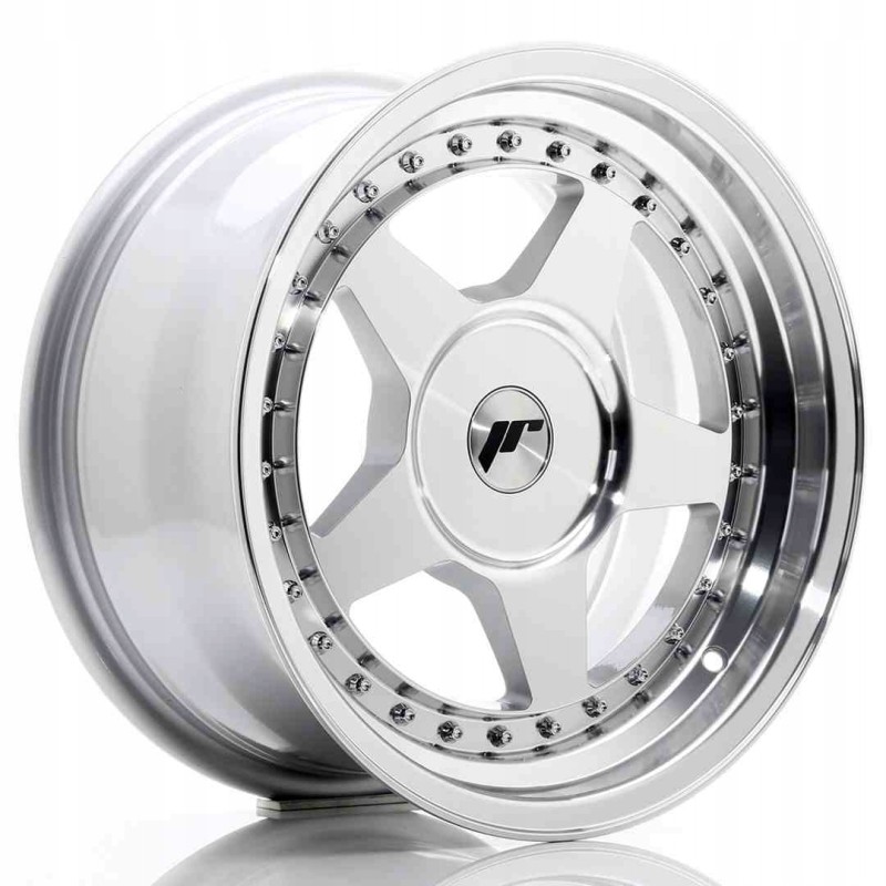 JR Wheels JR6 16x8 ET10 30 BLANK Silver Machined F