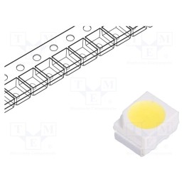 1 pcs x BROADCOM (AVAGO) - ASMT-UWB1-NX3B2 - LED, SMD, 3528,PLCC2, white cold, 1800÷3550mcd, 6500K, 120°, 20mA