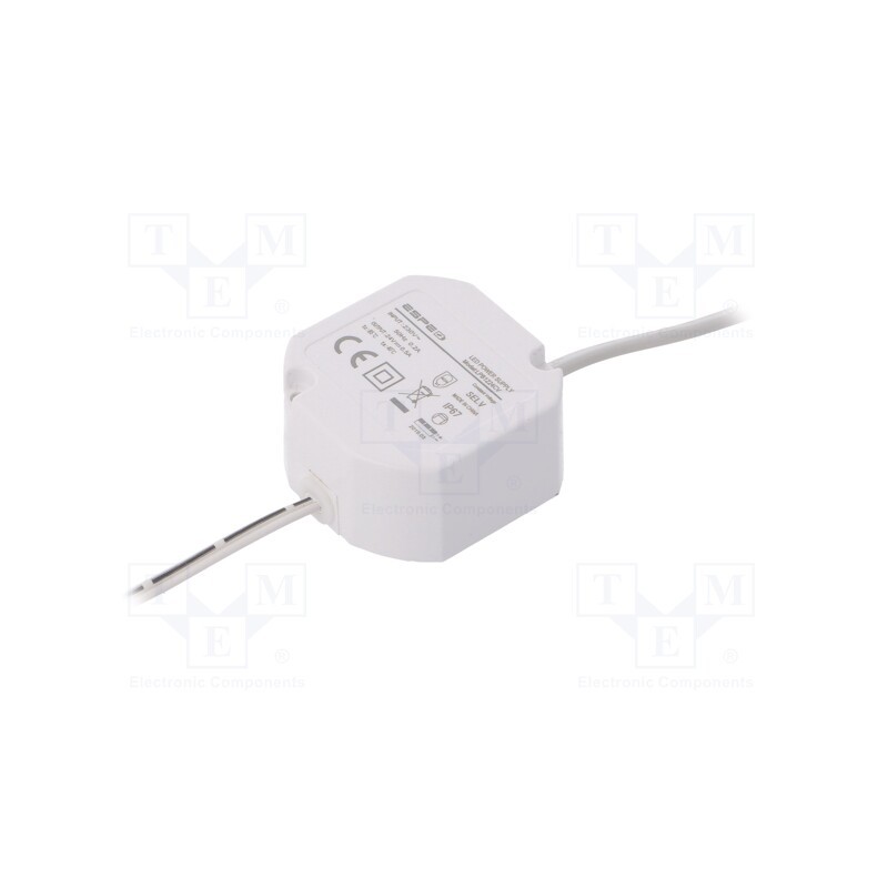 1 pcs x ESPE - LPB1224CV - Power supply: switched-mode, LED, 12W, 24VDC, 500mA, 220÷240VAC