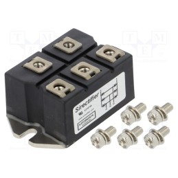 1 pcs x SIRECTIFIER - S3PDB60N16 - Bridge rectifier: three-phase, Urmax: 1.6kV, If: 60A, Ifsm: 550A