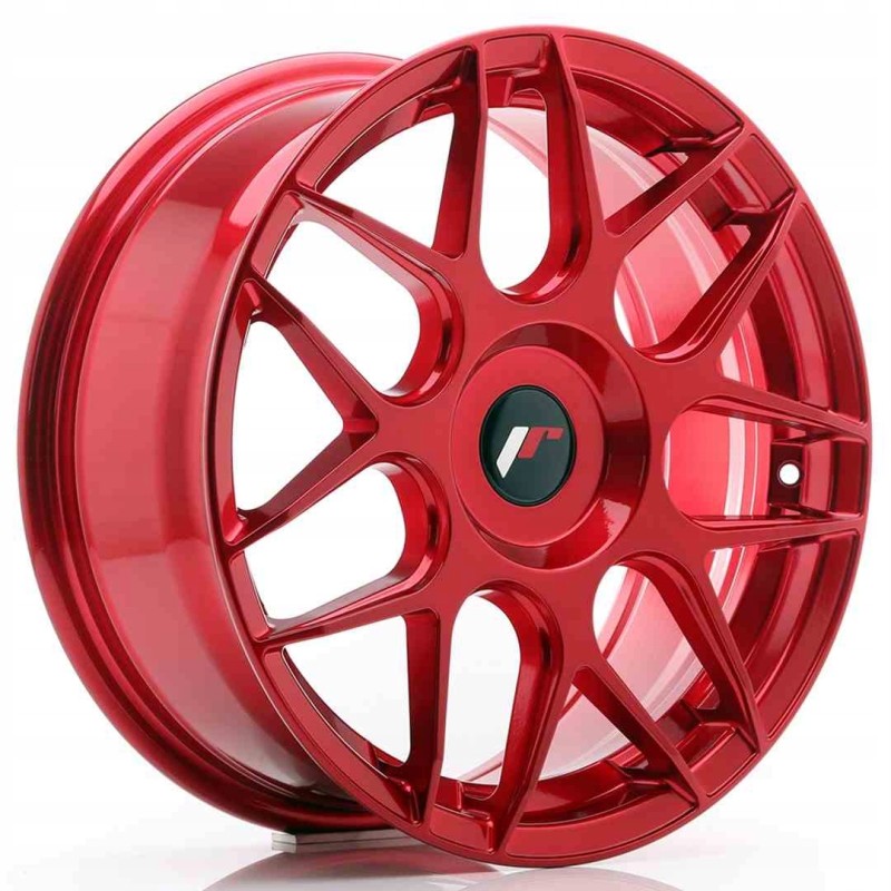 JR Wheels JR18 17x7 ET20 40 Blank Platinum Red