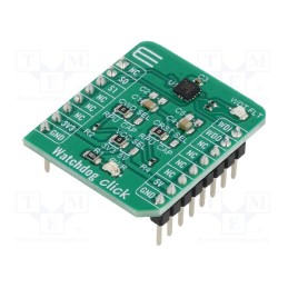 1 pcs x MIKROE - WATCHDOG CLICK - Click board, generator, GPIO, TPS3430, prototype board