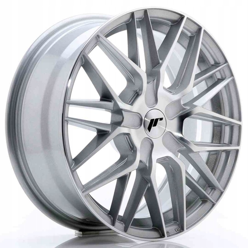 JR Wheels JR28 17x7 ET20 45 BLANK Silver Machined