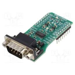 1 pcs x MIKROE - ATA6571 CLICK - Click board, CAN,transceiver, UART, ATA6571,MCP1804, 3.3VDC,5VDC