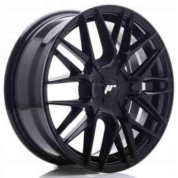JR Wheels JR28 17x7 ET20 45 BLANK Glossy Black