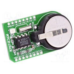 1 pcs x MIKROE - RTC2 CLICK - Click board, RTC, I2C, DS1307, prototype board, 5VDC
