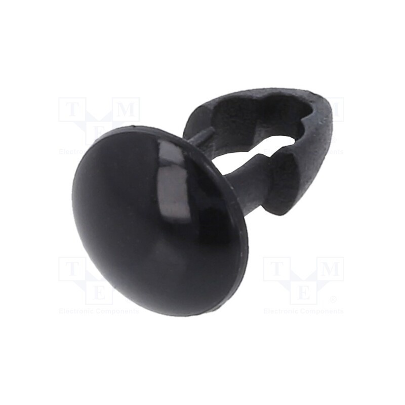 100 pcs x KEYSTONE - 3302 - Rivet, polyamide, Rivet diam: 3.2mm, L.rivet: 4mm, black, UL94V-2