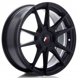 JR Wheels JR21 17x7 ET25 40 Blank Matt Black