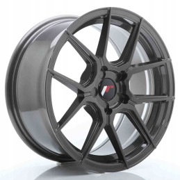JR Wheels JR30 17x8 ET20 40 5H BLANK Hyper Gray