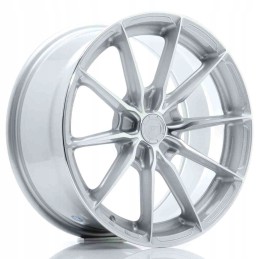 JR Wheels JR37 17x8 ET20 40 5H BLANK Silver Machin