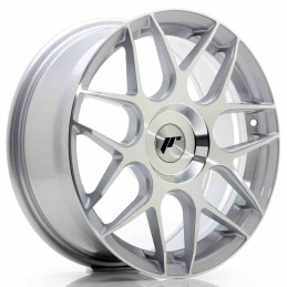 JR Wheels JR18 17x7 ET20 40 Blank Machined Silver