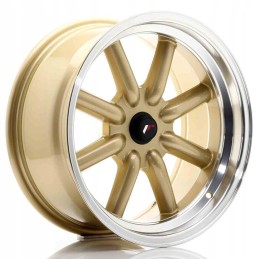 JR Wheels JR19 17x8 ET 20 0 BLANK Gold
