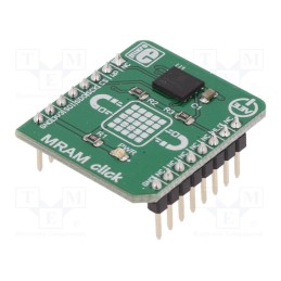 1 pcs x MIKROE - MRAM CLICK - Click board, MRAM memory, GPIO,SPI, MR25H256, prototype board