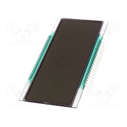 1 pcs x DISPLAY ELEKTRONIK - DE 158-RS-20/8,4/M - Display: LCD, 7-segment, STN Positive, No.of dig: 4, 94x45.7x1.1mm