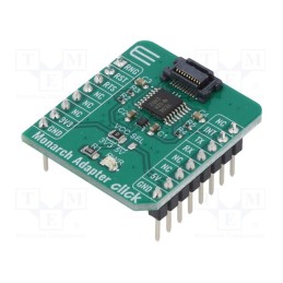 1 pcs x MIKROE - MONARCH ADAPTER CLICK - Click board, adapter, GPIO,UART, 0541670208,BH18PB1WHFV-TR