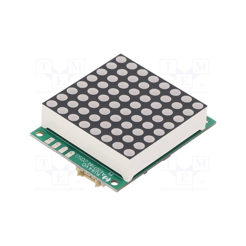 1 pcs x LUMEX - LDM-13688NI-UR - Display: LED, matrix, 8x8, red, 5000ucd, 41x32x12.55mm, 1.8÷2V, 30mW