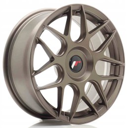 JR Wheels JR18 17x7 ET20 40 Blank Matt Bronze