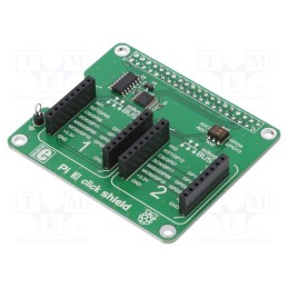 1 pcs x MIKROE - PI 3 CLICK SHIELD - Expander, prototype board, 2x20 pin strips