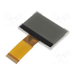 1 pcs x DISPLAY ELEKTRONIK - DEM 128064U FGH-PW - Display: LCD, graphical, 128x64, FSTN Positive, 50x34x4.5mm, 1.9'
