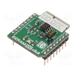 1 pcs x MIKROE - EERAM 3.3V CLICK - Click board, EERAM memory, I2C, 47L16, prototype board, 3.3VDC