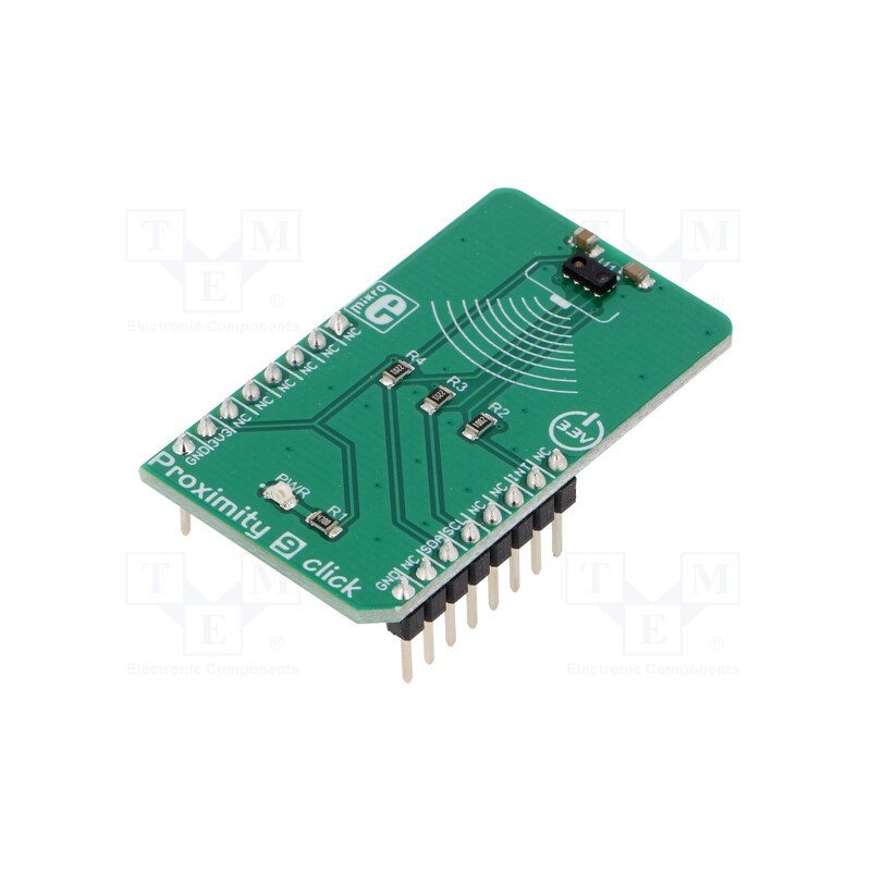 1 pcs x MIKROE - PROXIMITY 9 CLICK - Click board, proximity sensor, I2C, VCNL4040, prototype board
