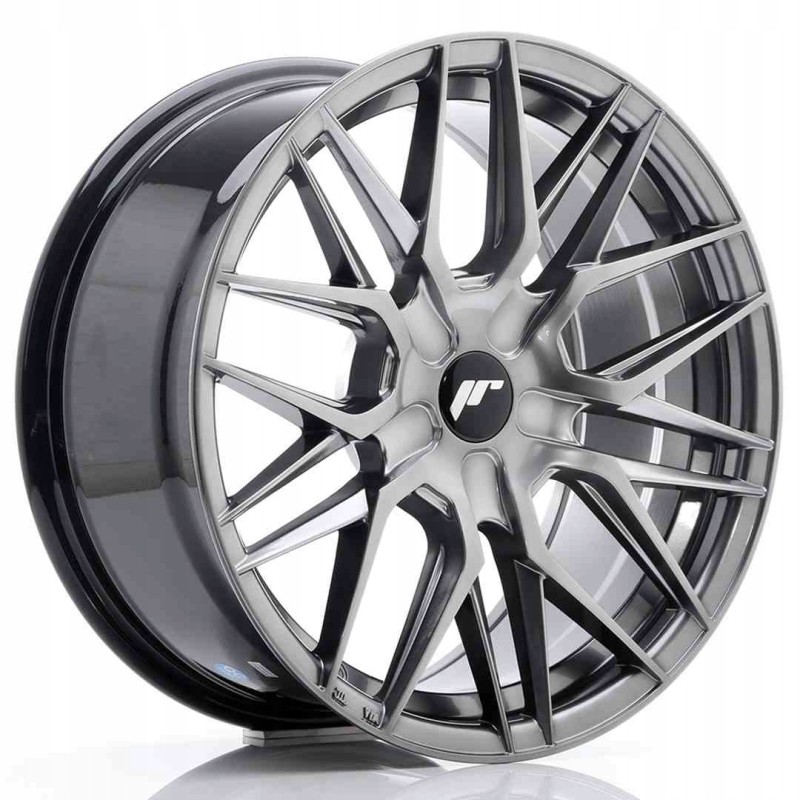 JR Wheels JR28 17x8 ET25 40 BLANK Hyper Black