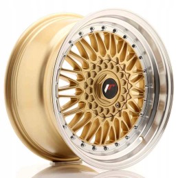 JR Wheels JR9 17x8 5 ET20 35 BLANK Gold in Machined