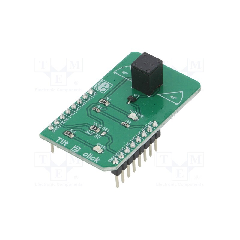 1 pcs x MIKROE - TILT 2 CLICK - Click board, tilt sensor, GPIO, RB-441-45, prototype board