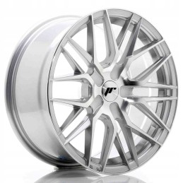 JR Wheels JR28 17x8 ET25 40 BLANK Silver Machined