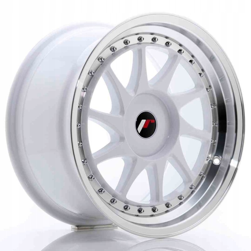 JR Wheels JR26 17x9 ET20 35 BLANK White in Machined