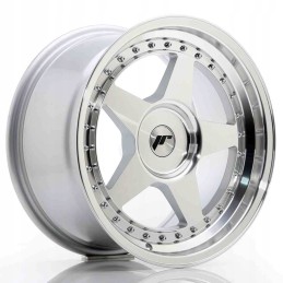JR Wheels JR6 17x9 ET20 35 BLANK Silver Machined F