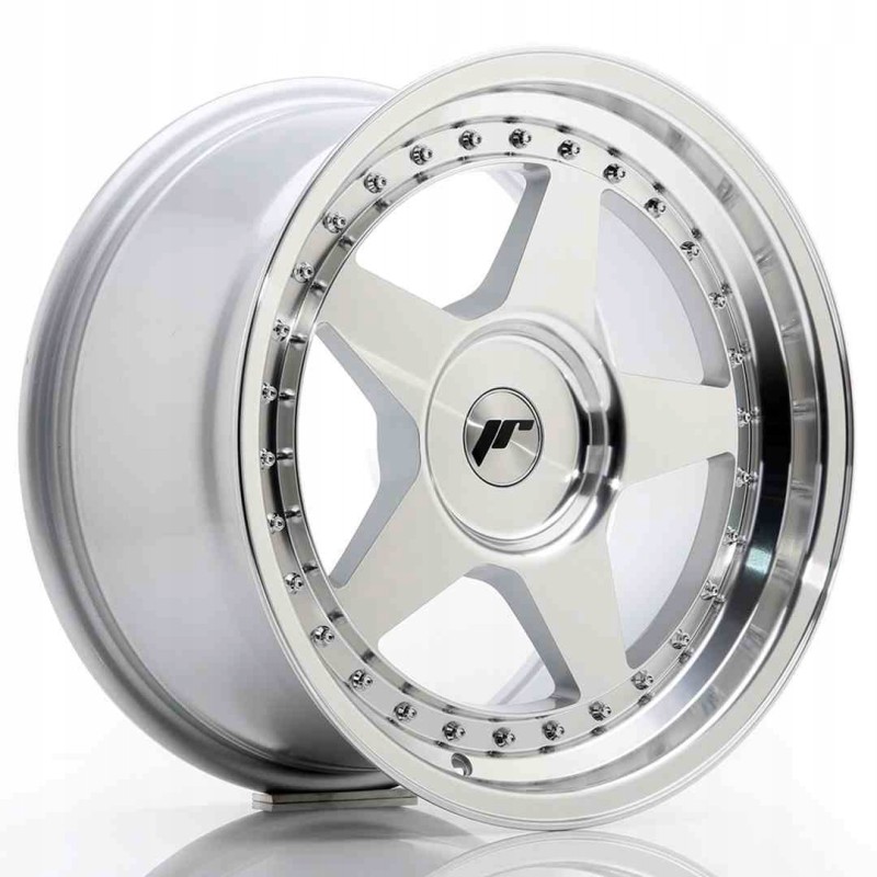 JR Wheels JR6 17x9 ET20 35 BLANK Silver Machined F