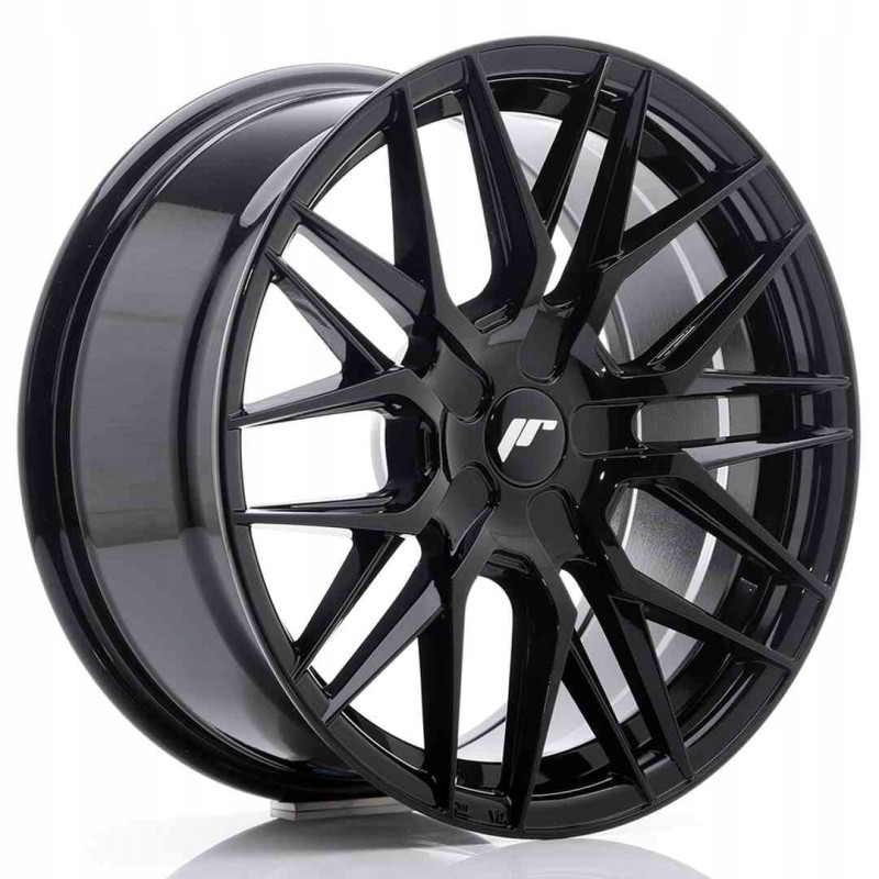JR Wheels JR28 17x8 ET25 40 BLANK Gloss Black