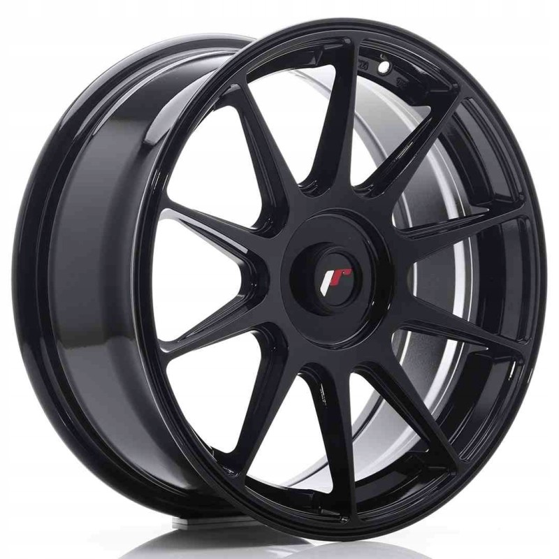JR Wheels JR11 17x7 25 ET35 40 Blank Glossy Black