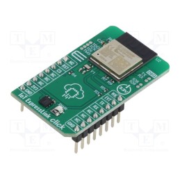 1 pcs x MIKROE - IOT EXPRESSLINK CLICK - Click board, IoT ExpressLink, UART, ESP32-C3-MINI-1-N4-A, 3.3VDC