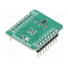 1 pcs x MIKROE - THERMO 16 CLICK - Click board, temperature sensor, analog, TMP235, prototype board