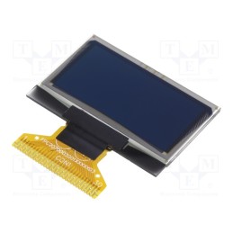 1 pcs x RAYSTAR OPTRONICS - REX012864LSAP3N00000 - Display: OLED, graphical, 1.28', 128x64, Dim: 34.5x23x1.65mm, blue
