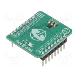 1 pcs x MIKROE - GYRO 4 CLICK - Click board, gyroscope, SPI, L20G20IS, prototype board, 3.3VDC