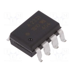 1 pcs x BROADCOM (AVAGO) - HCPL-2231-300E - Optocoupler, SMD, Ch: 2, OUT: gate, 3.75kV, Gull wing 8, 10kV/μs