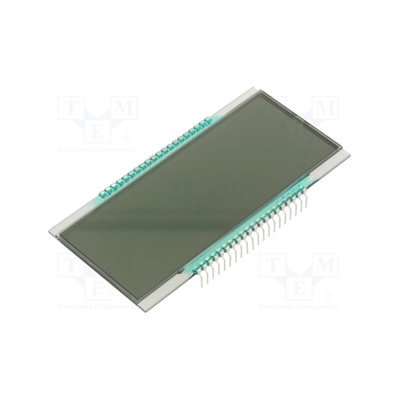 1 pcs x DISPLAY ELEKTRONIK - DE 158-RS-20/6,35 - Display: LCD, 7-segment, STN Positive, No.of dig: 4, 94x5.7mm