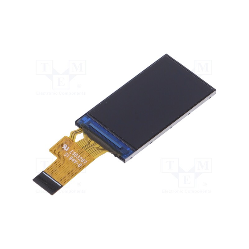 1 pcs x DISPLAY ELEKTRONIK - DEM 096160A TMH-PW-N - Display: TFT, 1.06', 96x160, Illumin: LED, Dim: 16.12x29.76x1.69mm