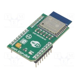 1 pcs x MIKROE - WIFI ESP CLICK - Click board, WiFi, UART,WiFi, ESP-WROOM-02, prototype board