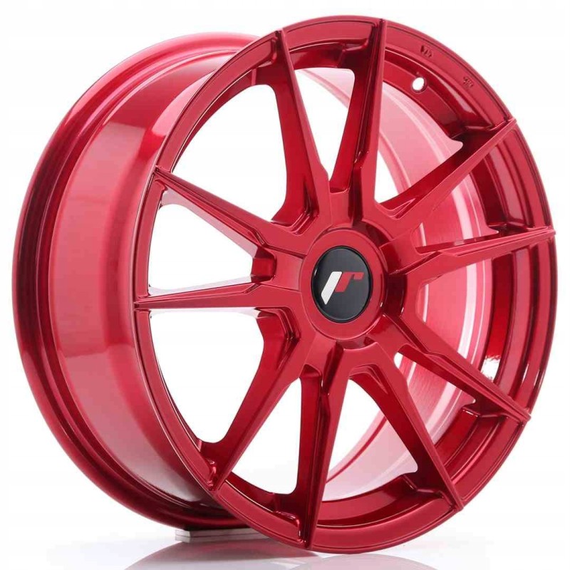 JR Wheels JR21 17x7 ET35 40 Blank Platinum Red