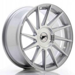 JR Wheels JR22 17x8 ET25 35 BLANK Silver Machined