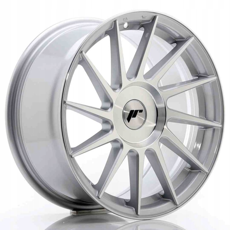 JR Wheels JR22 17x8 ET25 35 BLANK Silver Machined